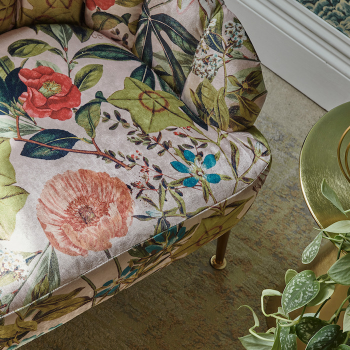 Passiflora fabric product detail