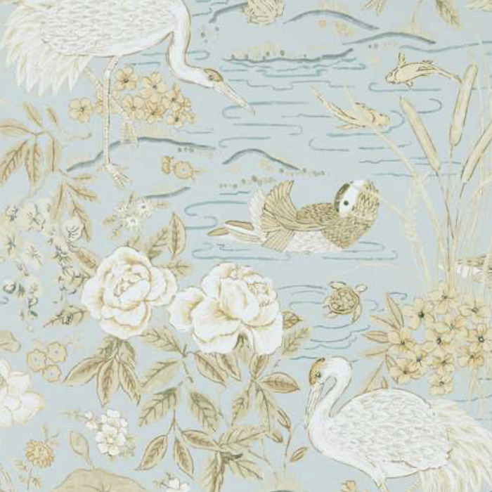 Sanderson wallpaper water garden 13 product detail