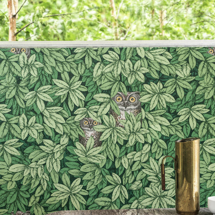 Foglie civette wallpaper product detail