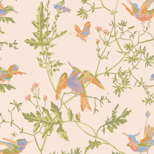 Cole and son fabric selection of hummingbirds 14 product listing