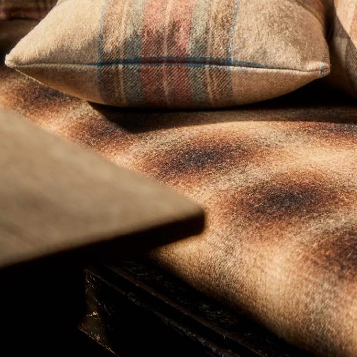 Ombre check fabric product detail