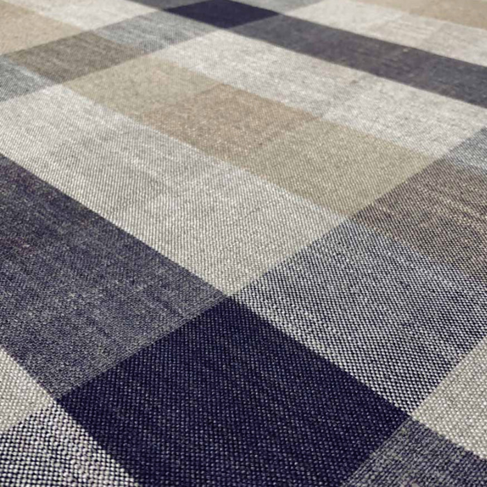 Oban check fabric product detail