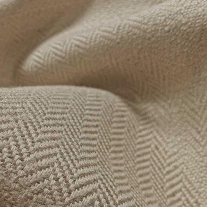 Herringbone parchment fabric product detail