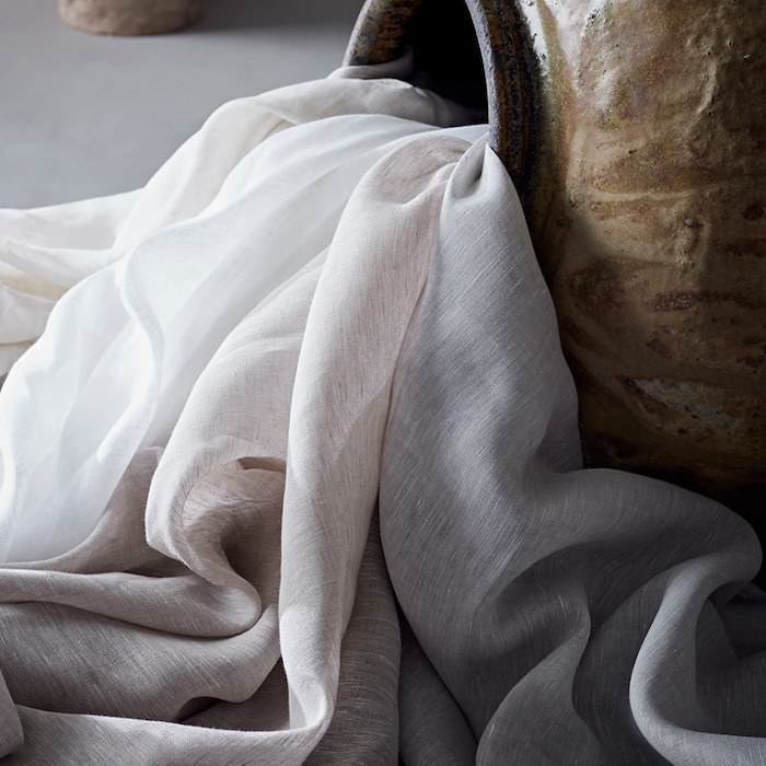 Linen shade fabric product detail
