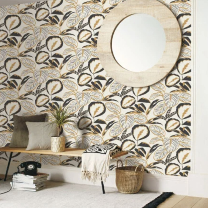 Exotic leaves wallpaper product detail