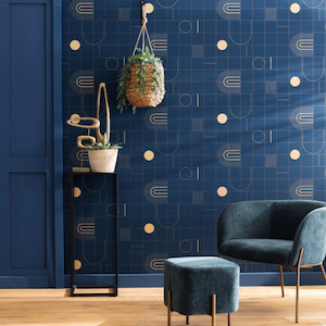Golden wallpaper product detail