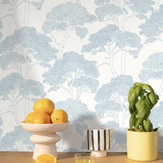 Caselio azur wallpaper collection large square