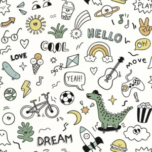 Caselio wallpaper mini mondes 15 product listing
