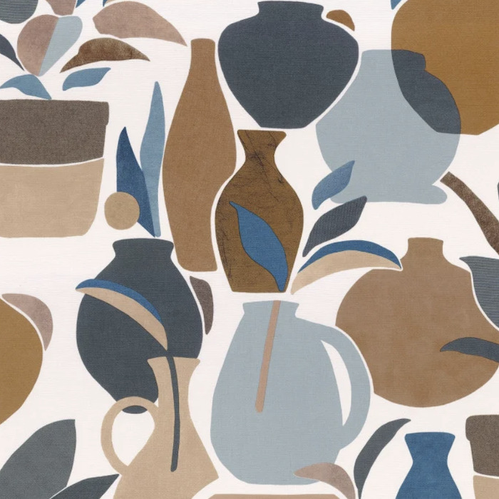 Casamance terra rossa wallpaper 1 product detail