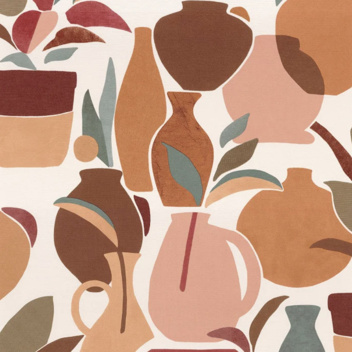 Casamance terra rossa wallpaper 2 product detail