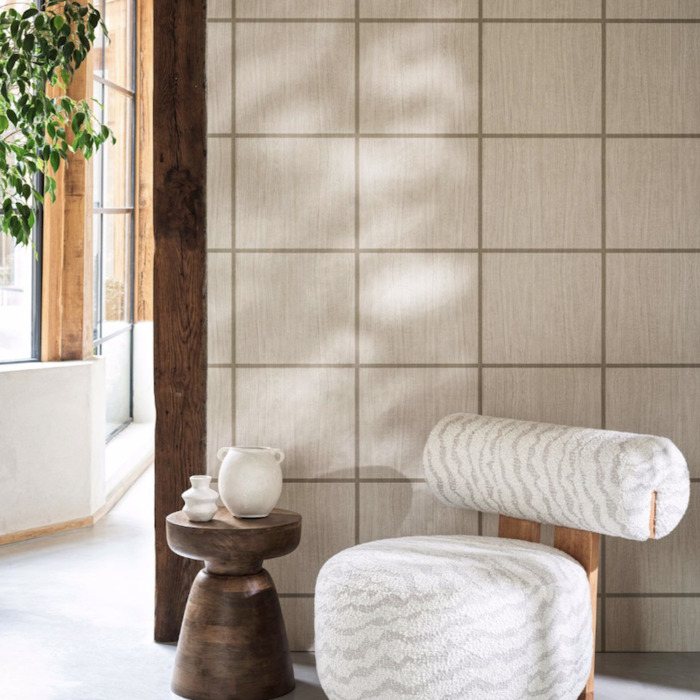 Wood blocks wallpaper product detail