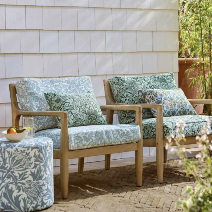 Bird anemone outdoor fabric product detail