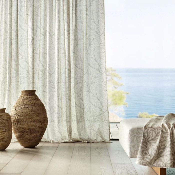 Pure willow boughs sheer fabric product detail