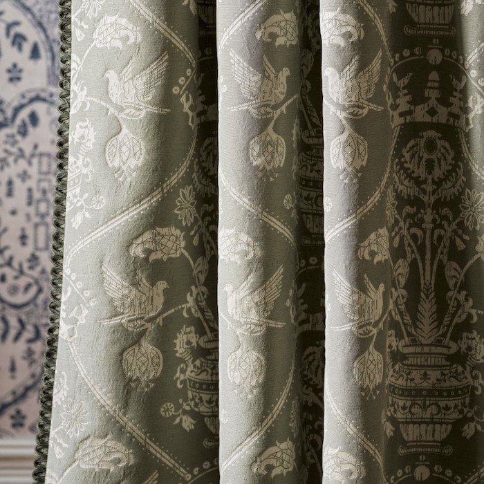 Highgrove damask fabric product detail