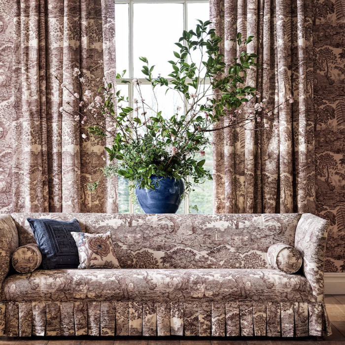Highgrove toile fabric product detail