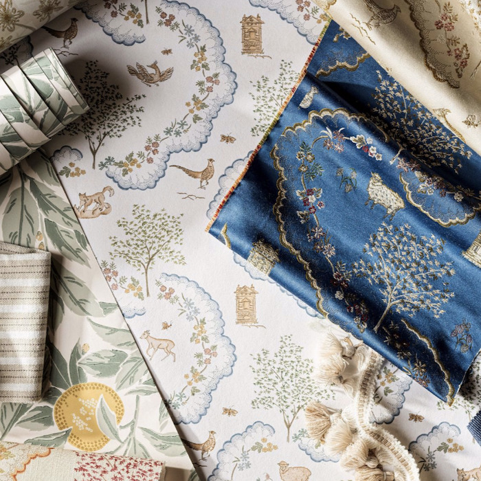 Wildflower brocade fabric product detail