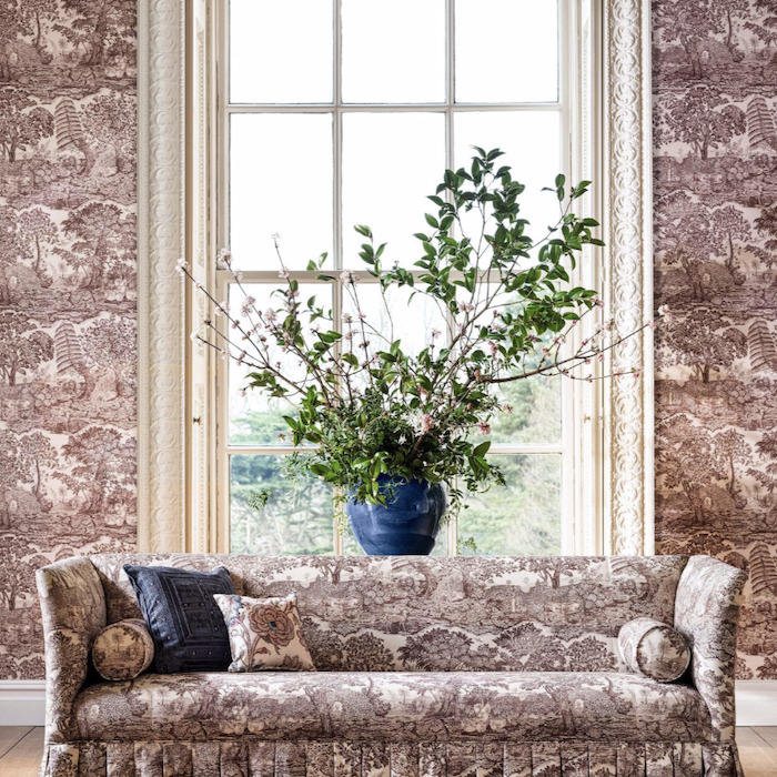 Highgrove toile wallpaper product detail