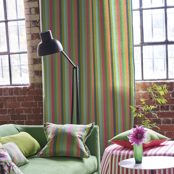 Cork street stripe fabric product detail