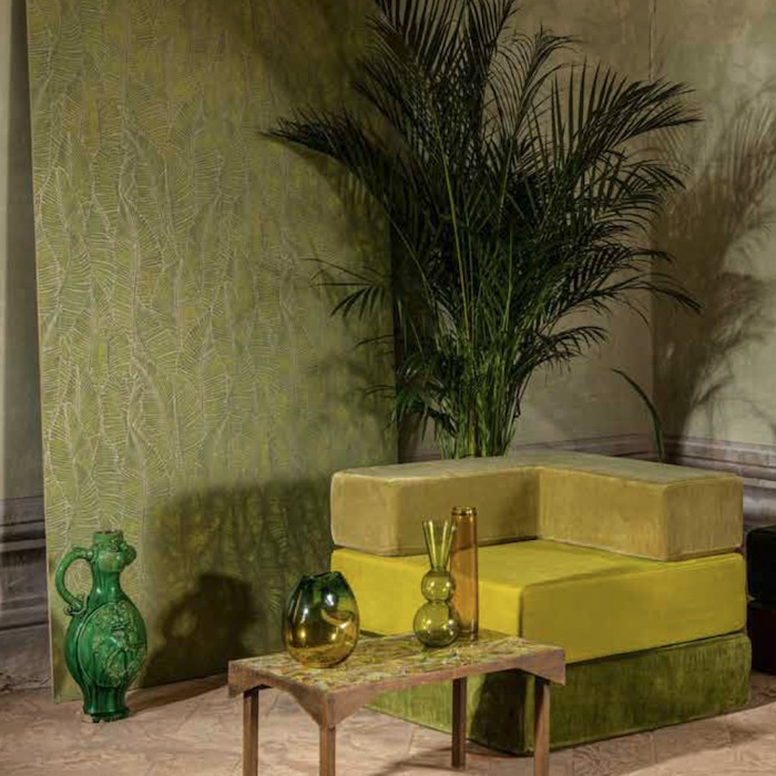 Cosmic leaves wallpaper product detail