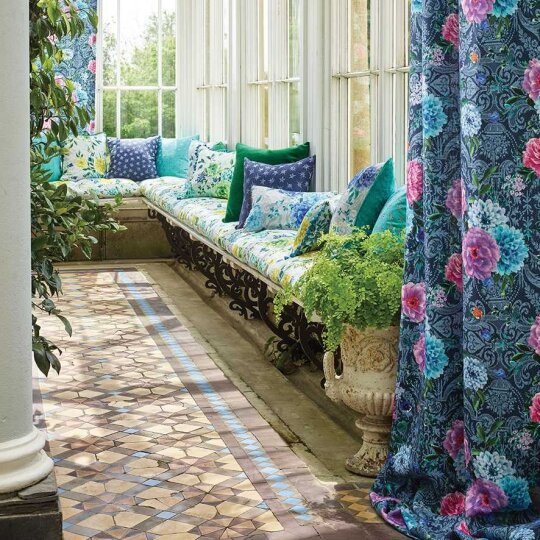 Matthew williamson bevloir fabric collection large square