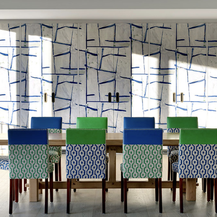 Ocean squares wallpaper product detail