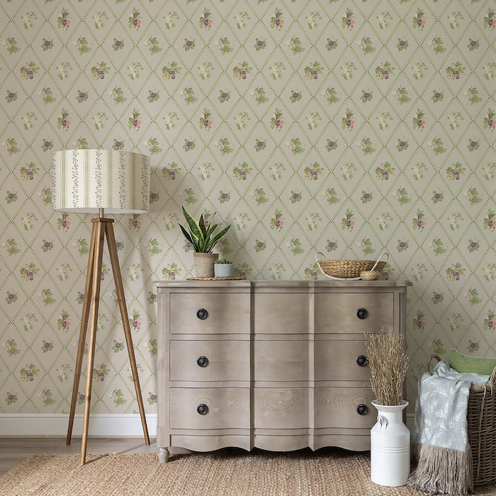 Fig trellis wallpaper product detail