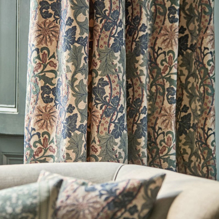 Cornflower emb fabric product detail