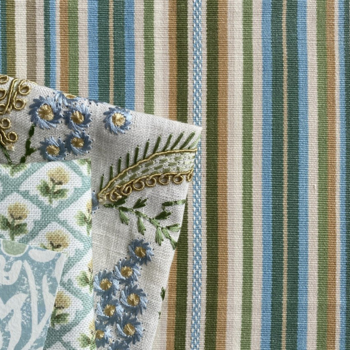 Luna stripe fabric product detail