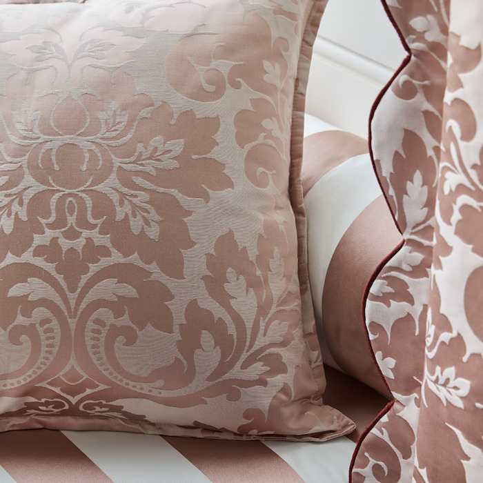 Rococo damask fabric product detail