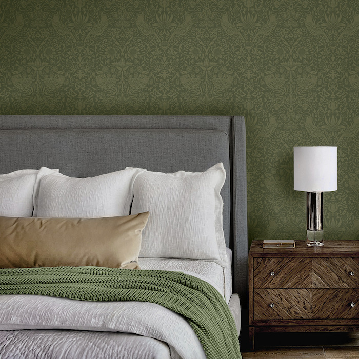 Tonal bird garden wallpaper 2 product detail