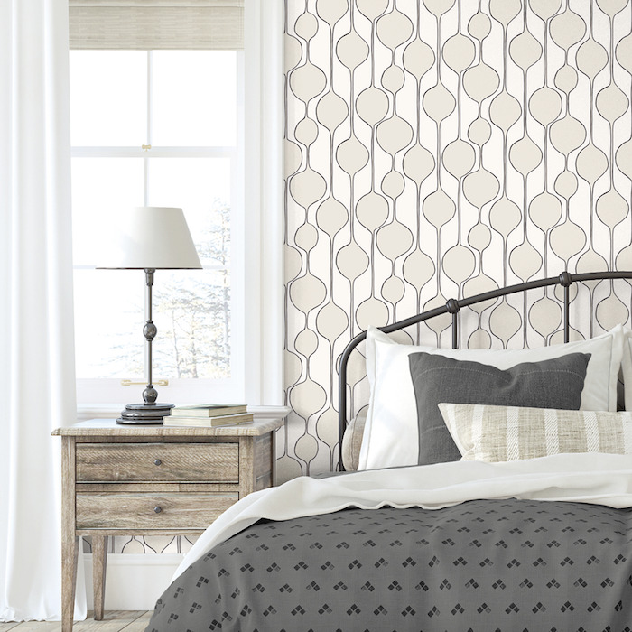 Bubble stripe wallpaper product detail