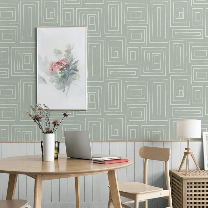 Rectangle geo wallpaper product detail