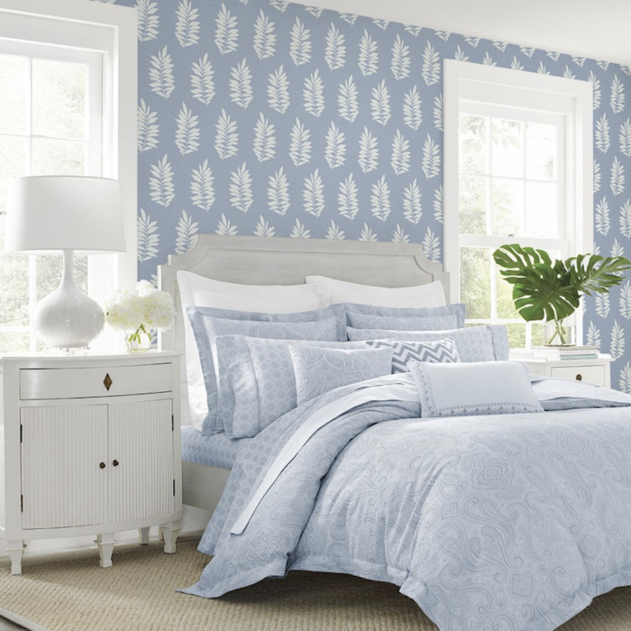 Pinnate leaf silhouette wallpaper 2 product detail