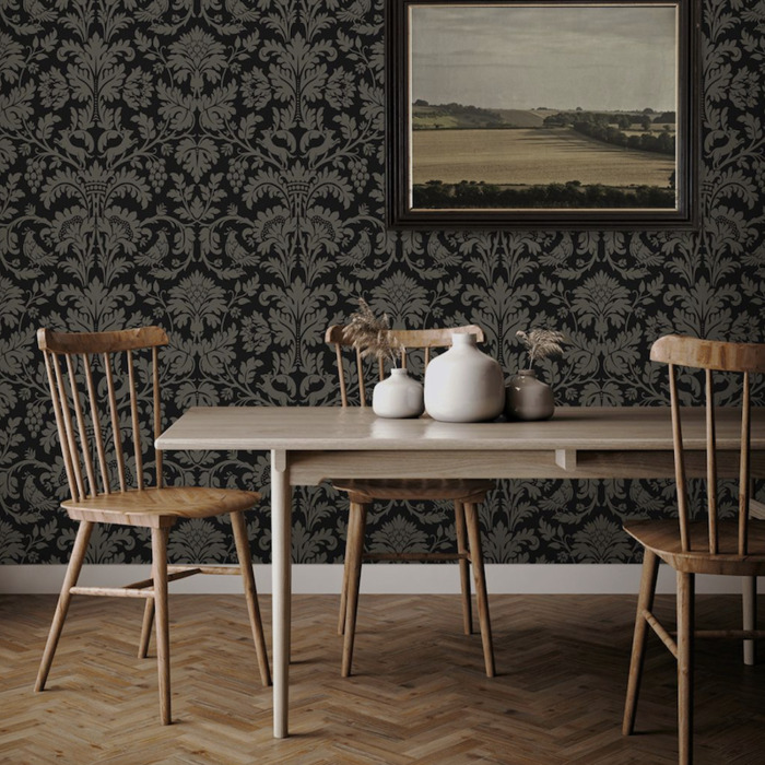 Ansel damask wallpaper product detail