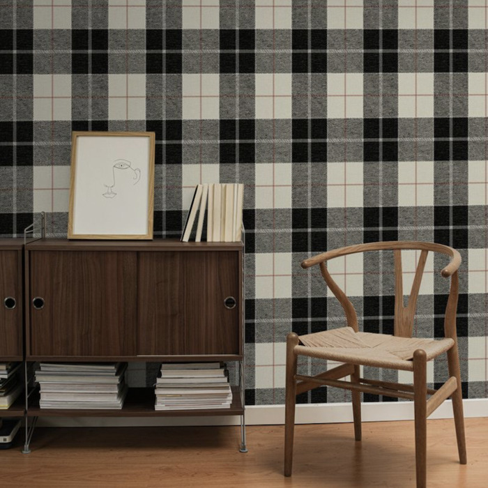 Altarinda plaid wallpaper product detail