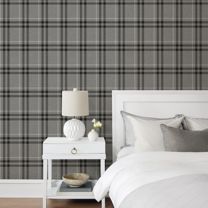 Calverlay plaid wallpaper product detail