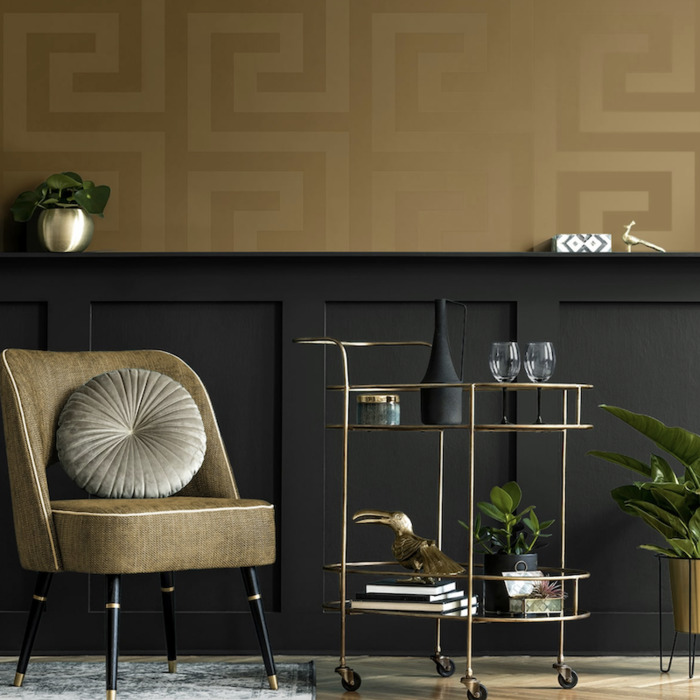 Geometric maze wallpaper product detail