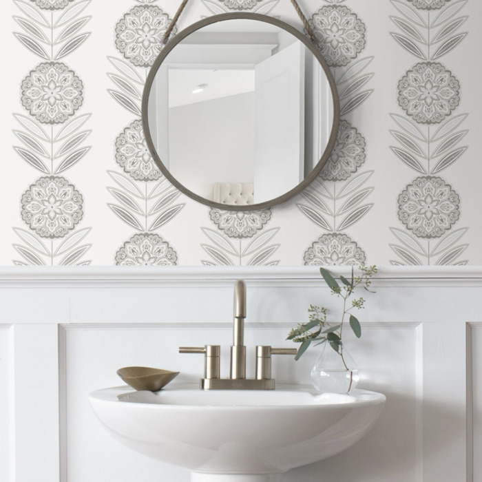 Folk flowers wallpaper product detail