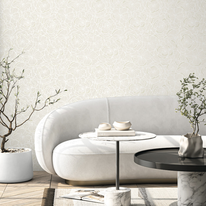 Camellia floral wallpaper 2 product detail