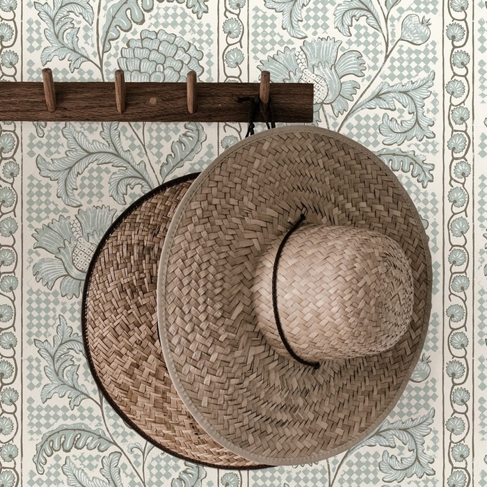 Floral check wallpaper 2 product detail