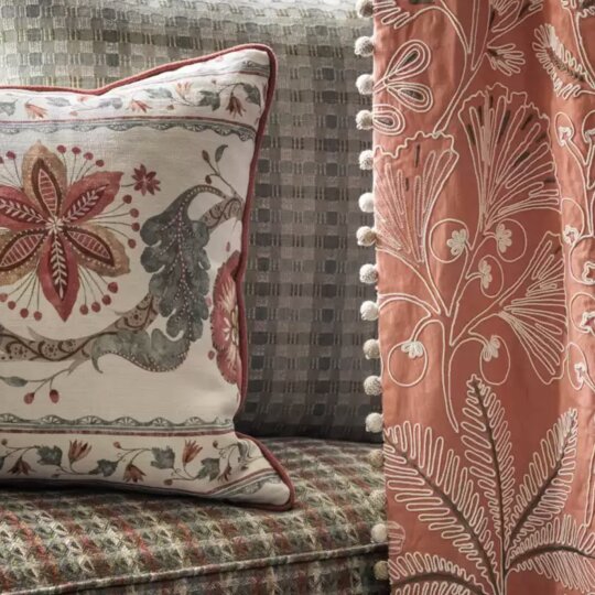 Nina campbell fabric montsoreau collection large square