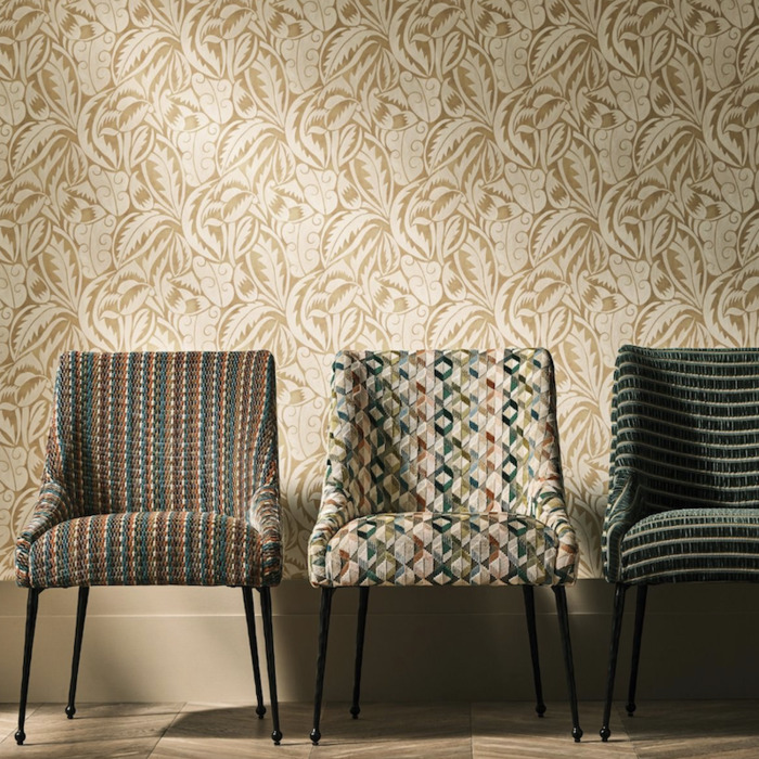 Dufy leaf wallpaper product detail