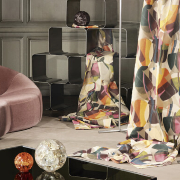 Grand leaves fabric product detail
