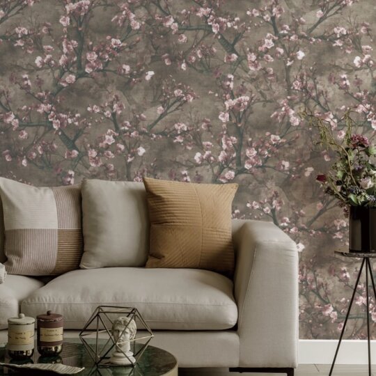 Today interiors wallpaper blossom collection large square