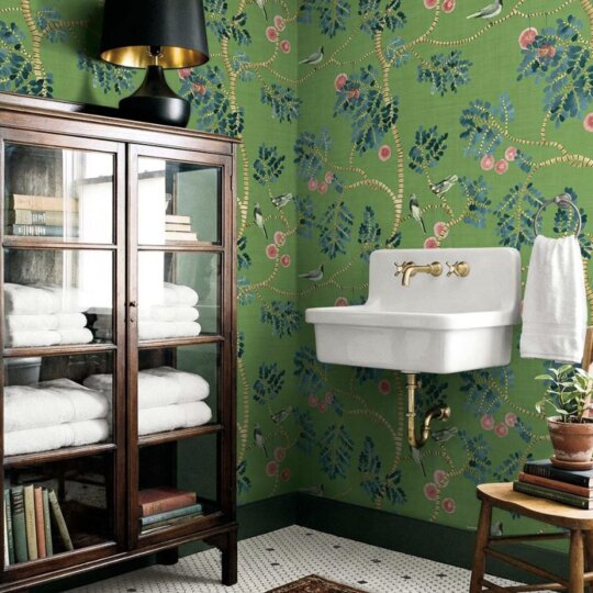 Today interiors wallpaper partridge willow collection large square