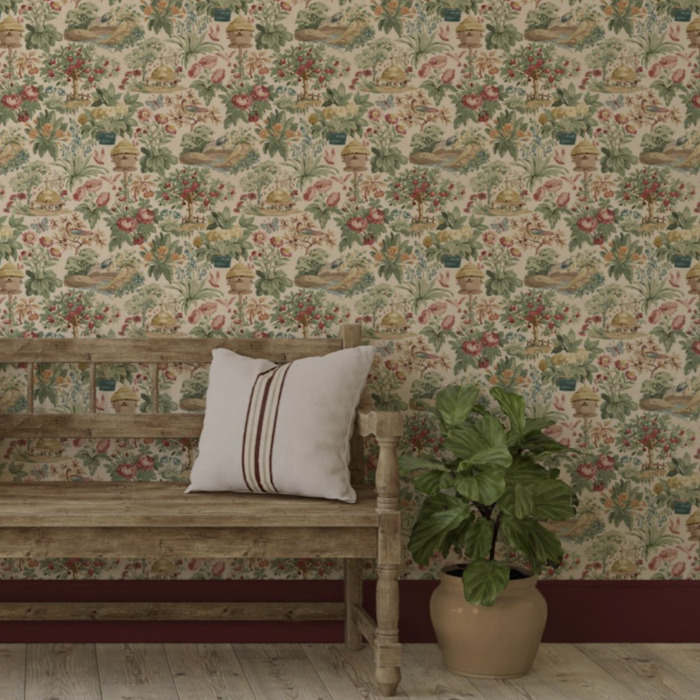 Mulberry garden wallpaper product detail