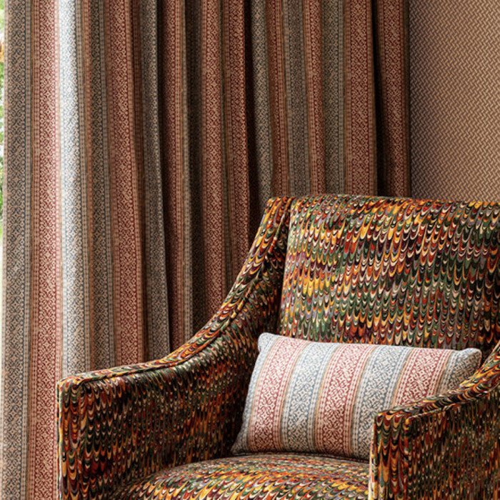 Ladbroke stripe fabric product detail