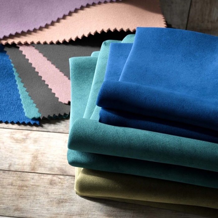 Plush velvet fabric product detail