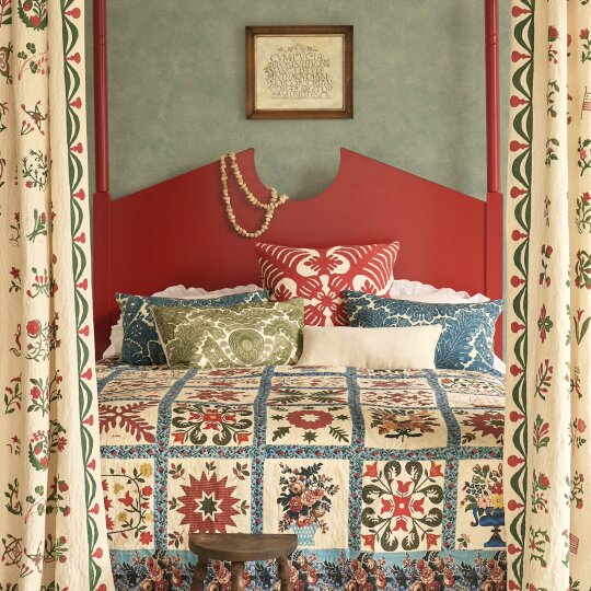 Lewis wood the patchwork collection large square