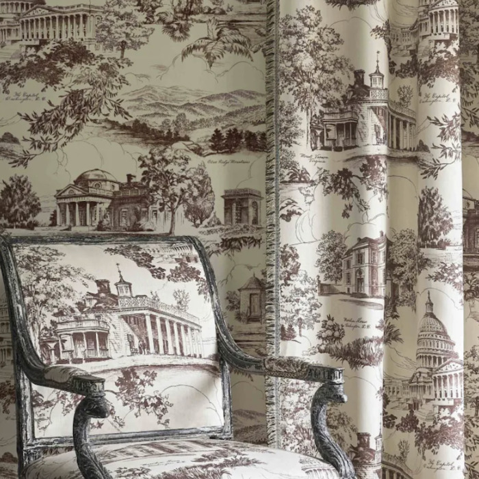 Washington toile wallpaper product detail